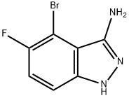 4-bromo-5-fluoro-1H-indazol-3-amine, 1715912-67-6, 结构式