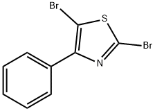 2,5-Dibromo-4-phenylthiazole Structure