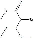 methyl 2-bromo-3,3-dimethoxypropanoate, 191330-98-0, 结构式