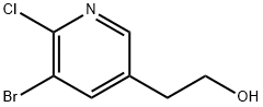 3-Pyridineethanol, 5-bromo-6-chloro-, 2007919-90-4, 结构式