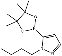 1-Butyl-1H-pyrazole-5-boronic acid, pinacol ester Structure