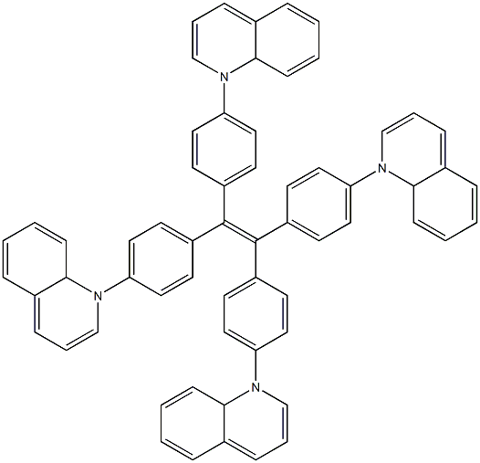 Tetrakis(4-quinolinylphenyl)ethylene Structure