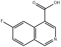 6-fluoroisoquinoline-4-carboxylic acid Struktur