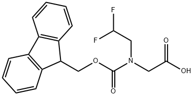2-[(2,2-difluoroethyl)({[(9H-fluoren-9-yl)methoxy]carbonyl})amino]acetic acid