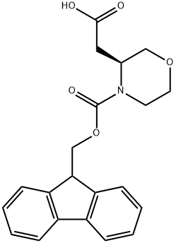 3-Morpholineacetic acid, 4-[(9H-fluoren-9-ylmethoxy)carbonyl]-, (3S)-