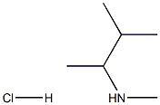 N,3-二甲基丁烷-2-胺盐酸盐 结构式