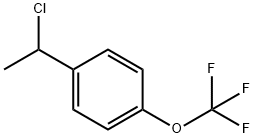 1-(1-氯乙基)-4-(三氟甲氧基)苯 结构式