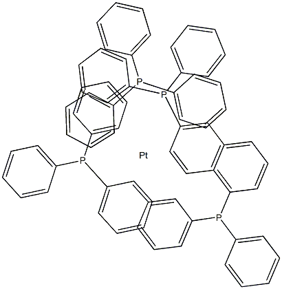Tetrakistriphenylphosphine platinum Structure