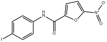 N-(4-iodophenyl)-5-nitrofuran-2-carboxamide Struktur