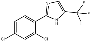 1H-IMidazole, 2-(2,4-dichlorophenyl)-5-(trifluoroMethyl)- Structure