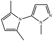 5-(2,5-dimethyl-1H-pyrrol-1-yl)-1-methyl-1H-pyrazole Struktur