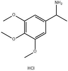 1-(3,4,5-trimethoxyphenyl)ethanamine hydrochloride Structure