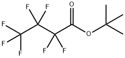 Butanoic acid, 2,2,3,3,4,4,4-heptafluoro-, 1,1-dimethylethyl ester Struktur