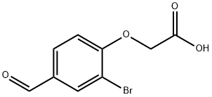 Acetic acid, 2-(2-bromo-4-formylphenoxy)-, 428838-49-7, 结构式