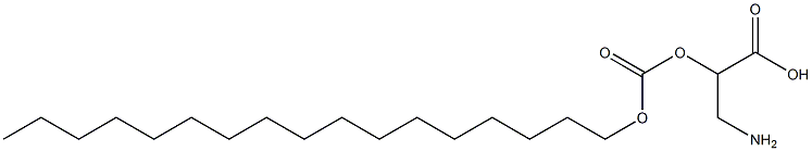 氨基乙醇甲酸酯基十七烷基碳酸盐, 53955-30-9, 结构式