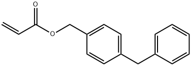 4-acryloxymethyl diphenylmethane Structure