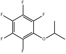 Isopropoxypentafluorobenzene Struktur