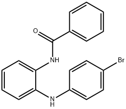 N-(2-(4-溴苯基)胺基)苯基)苯甲酰胺, 760212-57-5, 结构式