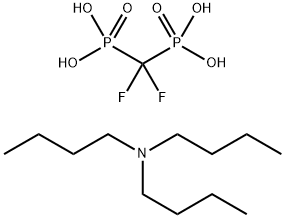 Bis(tributylammonium) difluoromethylenediphos phonate Structure
