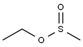 メタンスルフィン酸エチル 化学構造式