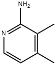 2-アミノ-3,4-ジメチルピリジン 化学構造式