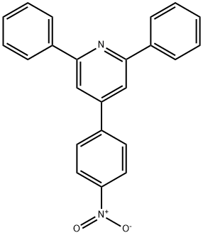 4-{4-nitrophenyl}-2,6-diphenylpyridine Structure