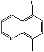 5-氟-8-甲基喹啉 结构式