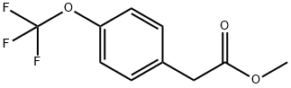 4-三氟甲氧基苯乙酸甲酯 结构式