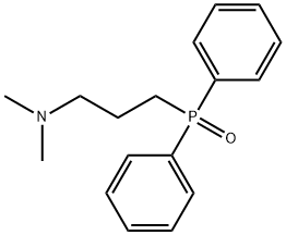 1-Propanamine, 3-(diphenylphosphinyl)-N,N-dimethyl-, 962-95-8, 结构式