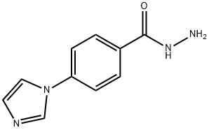 4-咪唑基苯甲酰肼 结构式