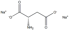 Sodium aspartate Struktur