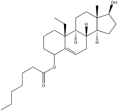 19-methyl-4-androstenediol heptanoate Structure