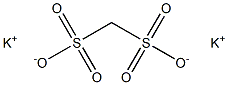 Potassium methyl disulfonate Struktur