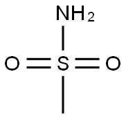 甲磺胺, , 结构式