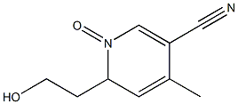 3-cyano-4-methyl-6-hydroxy-ethyl -N- pyridone Structure