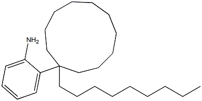 Orthodecanodecyl aniline Struktur