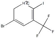 5-溴-2-碘三氟甲苯, , 结构式