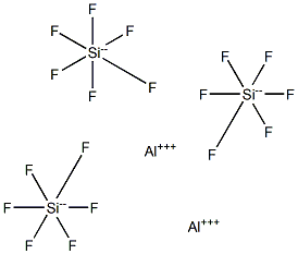 氟硅酸铝, , 结构式