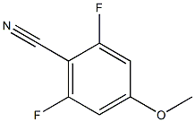 2,6-二氟-4-甲氧基苯腈, , 结构式