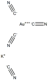 氰化金钾溶液 结构式