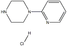 1-(2-吡啶基)哌嗪盐酸盐, , 结构式