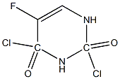 2,4-二氯-5-氟尿嘧啶, , 结构式
