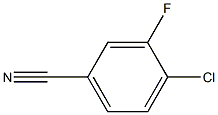 3-氟-4-氯苯腈, , 结构式