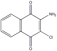 2-Amino-3-chloro-1,4-naphthoquinone Structure