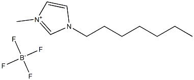 1-庚基-3-甲基咪唑四氟硼酸盐, , 结构式