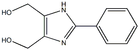 4,5-二羟甲基-2-苯基咪唑 结构式
