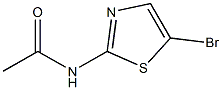 2-Acetamido-5-bromo-1,3-thiazole 结构式