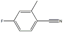 2-氰基-5-氟甲苯 结构式