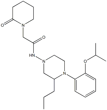 1-(2-isopropoxyphenyl)-4-((2-oxopiperidin-1-yl)acetamido)propylpiperazine