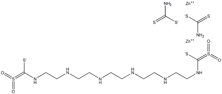 3,6,9,12-tetraazatetradecane-1,14-diylbis(zinc dithiocarbamate)-S,S'-dioxide